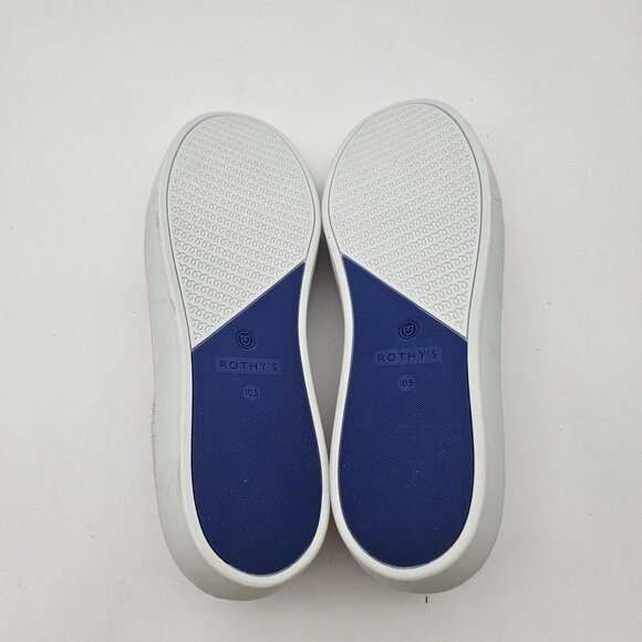 Rothys The Original Slip On Salt Honeycomb Womens Sz 10.5 NEW - Picture 8 of 8
